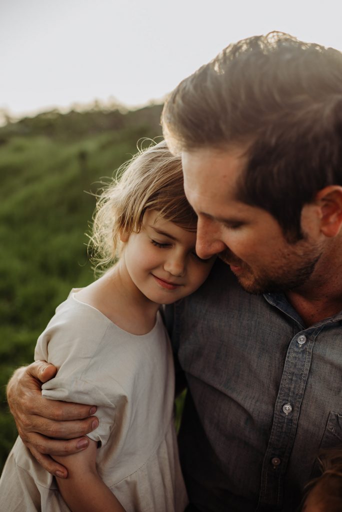 Seattle Father and Daughter Portrait